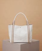 【トプカピ/TOPKAPI】の【TREASURE TOPKAPI】ソフトシュリンク テープコンビ A4 トート バッグ ホワイト|ID: prp329100004485383 ipo3291000000032514203