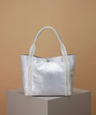 【トプカピ/TOPKAPI】の【TREASURE TOPKAPI】ソフトシュリンク テープコンビ A4 トート バッグ シルバー|ID: prp329100004485383 ipo3291000000032514205