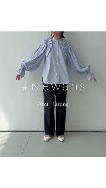 【ハッシュニュアンス/#Newans】の〈春名亜美さんコラボ〉2タックセンタープレスパンツ 人気、トレンドファッション・服の通販 founy(ファニー) 　ファッション　Fashion　レディースファッション　Fashion for Women　パンツ　Pants & Trousers　春　Spring　コラボ　Collaboration, Collab　センター　Center, Center Line　バランス　Balance, Style Balance　冬　Winter / This Winter　A/W・秋冬　Autumn/Winter　S/S・春夏　SS, Spring/Summer, Warm Season　夏　Summer　 other-1|ID: prp329100004485393 ipo3291000000033641796