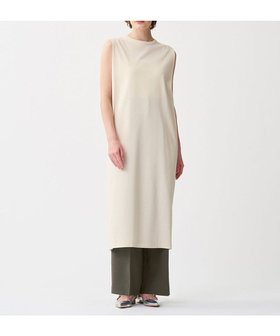【アンクレイヴ/uncrave】 【UVカット・接触冷感・洗濯機洗い可】ダブルフェイスジャージー ワンピース人気、トレンドファッション・服の通販 founy(ファニー) ファッション Fashion レディースファッション Fashion for Women ワンピース Dresses 春 Spring ショルダー Shoulder, Shoulder Strap シルケット Silket, Silky Cotton スリット Slit, Slit Detail 定番 Standard, Basic Item ノースリーブ Sleeveless, No-Sleeve S/S・春夏 SS, Spring/Summer, Warm Season 夏 Summer |ID:prp329100004485425
