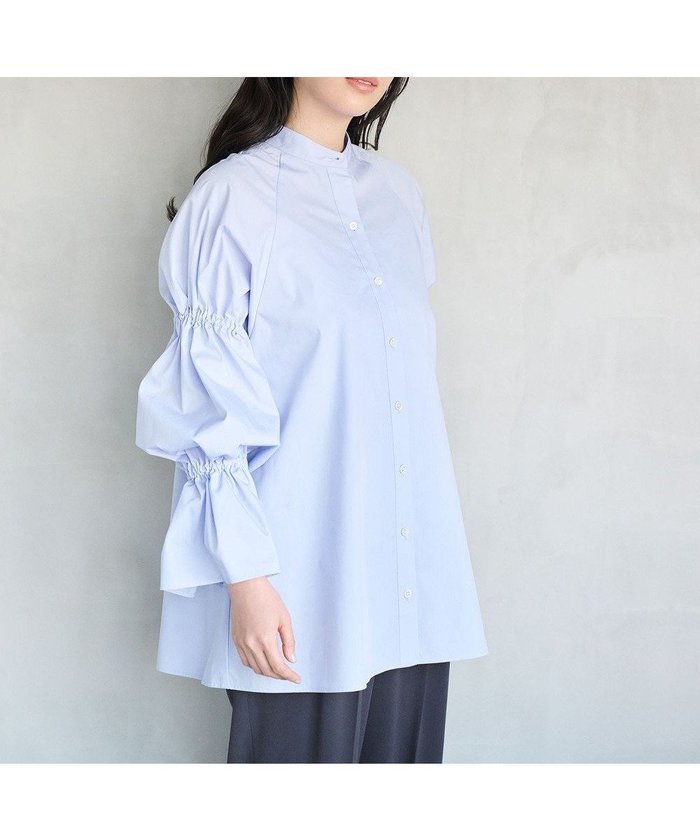 【ハッシュニュアンス/#Newans】のキャンディスリーブシャツ インテリア・キッズ・メンズ・レディースファッション・服の通販 founy(ファニー) https://founy.com/ ファッション Fashion レディースファッション WOMEN トップス・カットソー Tops/Tshirt シャツ/ブラウス Shirts/Blouses シンプル Simple ストレッチ Stretch チュニック Tunic トレンド Trend 夏 Summer 春 Spring S/S・春夏 Ss・Spring/Summer 洗える Washable |ID: prp329100004485432 ipo3291000000031903182