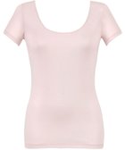 【ウィング/Wing】のインナー 【綿の贅沢オーガニック】 オーガニックコットン混素材 薄くて軽い 2分袖 EL1256 ウイング/ワコール ピンク|ID: prp329100004485439 ipo3291000000034495839