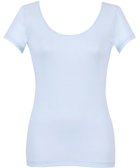 【ウィング/Wing】のインナー 【綿の贅沢オーガニック】 オーガニックコットン混素材 薄くて軽い 2分袖 EL1256 ウイング/ワコール サックス|ID: prp329100004485439 ipo3291000000034495840