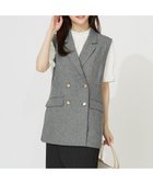 【エニィ スィス/any SiS】の【洗える】ツイード ジレ モノトーンミックス|ID: prp329100004485468 ipo3291000000034308534