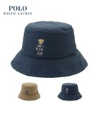 【ムーンバット/MOONBAT】のPOLO RALPH LAUREN レインハット FLAG BEAR 撥水 ポケッタブル ネイビーブルー|ID: prp329100004485469 ipo3291000000031987896
