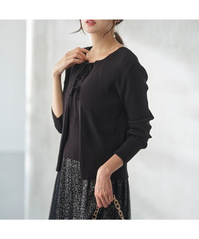 【エニィ スィス/any SiS】の【2SET】リボンカーデツイン ニット インテリア・キッズ・メンズ・レディースファッション・服の通販 founy(ファニー) https://founy.com/ ファッション Fashion レディースファッション Fashion for Women トップス・カットソー Cut & Sew Tops ニット Knit Tops & Sweaters カーディガン Cardigan, Knitwear セーター Sweater, Knitwear フロント Front, Front Design リボン Ribbon, Bow ワイドリブ Wide Rib, Wide Ribbed Knit A/W・秋冬 Autumn/Winter |ID: prp329100004485518 ipo3291000000033713616