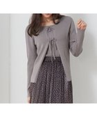 【エニィ スィス/any SiS】の【2SET】リボンカーデツイン ニット ライトグレー|ID: prp329100004485518 ipo3291000000033713622