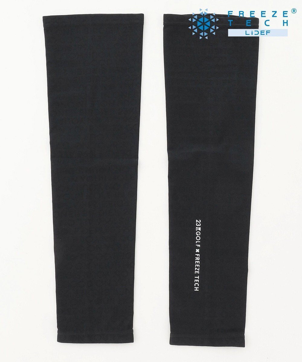 【23区 ゴルフ/NIJYUSANKU GOLF】の【UNISEX】氷撃シリーズ【接触冷感/防臭/UVケア/吸水速乾】アームカバー インテリア・キッズ・メンズ・レディースファッション・服の通販 founy(ファニー) 　ファッション　Fashion　レディースファッション　WOMEN　スポーツウェア　Sportswear　スポーツグッズ　Sporting Goods　ゴルフ　Golf　ユニセックス　Unisex　スポーツ　Sports　プリント　Print　メンズ　Mens　吸水　Water Absorption　ブラック系|ID: prp329100004485584 ipo3291000000031619699