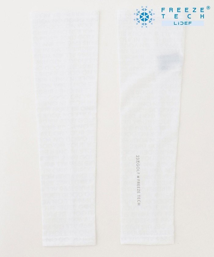 【23区 ゴルフ/NIJYUSANKU GOLF】の【UNISEX】氷撃シリーズ【接触冷感/防臭/UVケア/吸水速乾】アームカバー インテリア・キッズ・メンズ・レディースファッション・服の通販 founy(ファニー) https://founy.com/ ファッション Fashion レディースファッション Fashion for Women スポーツウェア Functional & Stylish Sportswear フィットネス用品・トレーニングアクセサリー Fitness Accessories / Sports Gear / Exercise Equipment ゴルフ Golf ユニセックス Unisex, Genderless スポーツ Sports, Activewear プリント Print, Printed Pattern メンズ Men's, Menswear 吸水 Absorbent, Quick-Dry |ID: prp329100004485584 ipo3291000000035338752