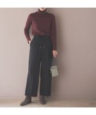 【エニィファム/any FAM】の【洗濯機可能/セットアップ対応/ウエストゴム】イージィケア美脚ワイドパンツ ブラック|ID: prp329100004485821 ipo3291000000031991468