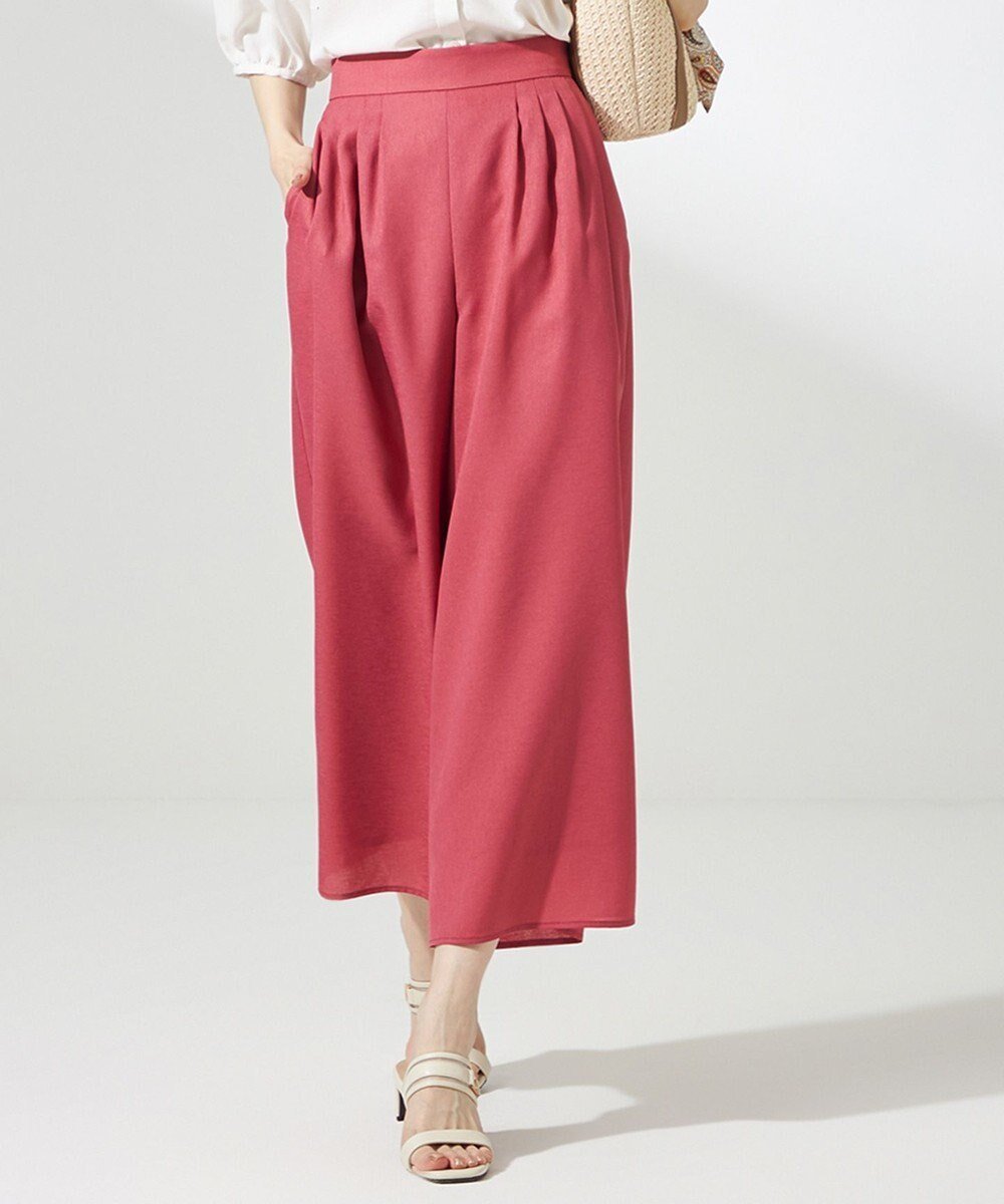 【エニィ スィス/any SiS】の【接触冷感・UVカット・速乾】スムージーポリエステルタックフレア パンツ インテリア・キッズ・メンズ・レディースファッション・服の通販 founy(ファニー)  ファッション Fashion レディースファッション Fashion for Women パンツ Pants & Trousers 春 Spring カットソー Cut and Sewn Top 雑誌 Magazine, Fashion Magazine 定番 Standard, Basic Item 人気 Popular, Best Seller フレア Flare, Flared ポケット Pocket, Pocket Detail S/S・春夏 SS, Spring/Summer, Warm Season おすすめ Recommended / Our Picks 夏 Summer 新作・新入荷 New Arrivals / New In レッド|ID: prp329100004485903 ipo3291000000034295534