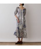 【グレース コンチネンタル/GRACE CONTINENTAL】のスカーフプリントドレス ネイビー|ID: prp329100004485912 ipo3291000000032480386