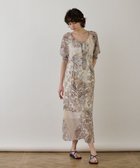 【グレース コンチネンタル/GRACE CONTINENTAL】のスカーフプリントドレス ベージュ|ID: prp329100004485912 ipo3291000000032748524