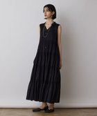【グレース コンチネンタル/GRACE CONTINENTAL】のティアードマキシカフタンワンピース ブラック|ID: prp329100004485914 ipo3291000000031832812