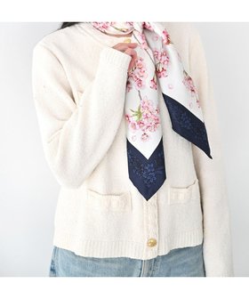 【マルカオリジナル/Marca originals】の【伝統横濱スカーフ】さくら緋桜 大判 シルクツイル スカーフ 人気、トレンドファッション・服の通販 founy(ファニー) ファッション Fashion レディースファッション WOMEN シルク Silk スカーフ Scarf ストール Stall ドレープ Drape 定番 Standard ハンカチ Handkerchief バンダナ Bandana プリント Print モチーフ Motif |ID:prp329100004485926