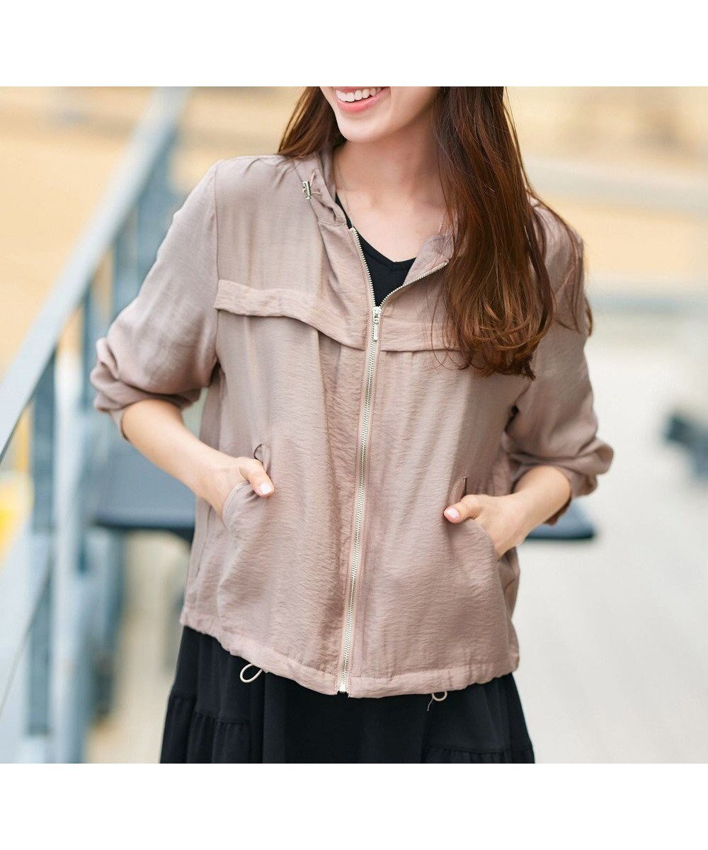 【ティアクラッセ/Tiaclasse】のシアーフードパーカー インテリア・キッズ・メンズ・レディースファッション・服の通販 founy(ファニー) 　ファッション　Fashion　レディースファッション　WOMEN　トップス・カットソー　Tops/Tshirt　パーカ　Sweats　アクセサリー　Accessories　春　Spring　カーディガン　Cardigan　シアー　Sheer　シャーリング　Shirring　シルバー　Silver　とろみ　Thickness　チュニック　Tunic　トレンド　Trend　バルーン　Balloon　パーカー　Hoodie　フェミニン　Feminine　ブルゾン　Blouson　ポケット　Pocket　羽織　Haori　無地　Plain Color　楽ちん　Easy　S/S・春夏　Ss・Spring/Summer　再入荷　Restock/Back In Stock/Re Arrival　おすすめ　Recommend　夏　Summer　エレガント 上品　Elegant　NEW・新作・新着・新入荷　New Arrivals　ベージュ|ID: prp329100004485942 ipo3291000000031622415
