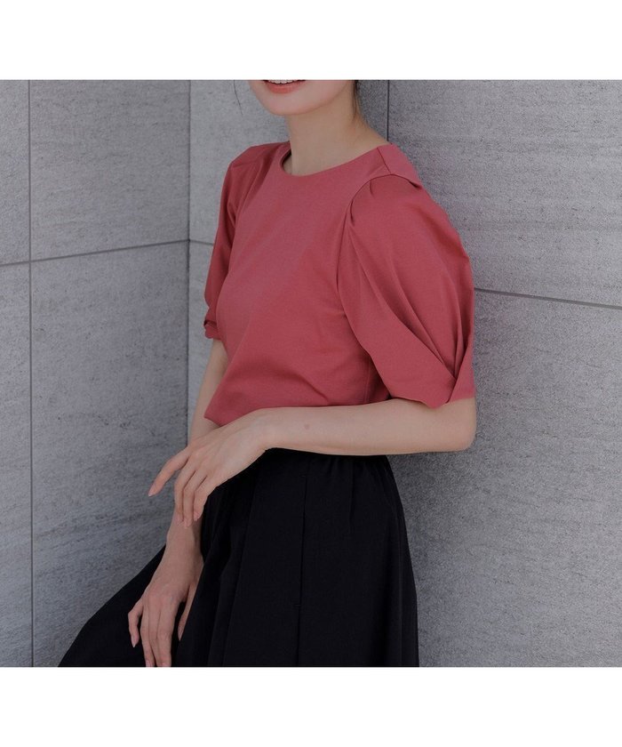 【エニィ スィス/any SiS】の【撥水・汗ジミ防止・UVケア・洗える】スーピマスムース 袖タック Tシャツ インテリア・キッズ・メンズ・レディースファッション・服の通販 founy(ファニー) https://founy.com/ ファッション Fashion レディースファッション Fashion for Women トップス・カットソー Cut & Sew Tops シャツ・ブラウス・オフィスカジュアル Elegant Blouses & Button-Ups ロングTシャツ・Tシャツ Longline T-Shirts & Tees カットソー・ベーシックTシャツ Cut-and-Sewn Tops / Stretch Tees & Basics 春 Spring 洗える Machine Washable カットソー Cut and Sewn Top コンパクト Compact, Small Size 吸水 Absorbent, Quick-Dry シルク Silk, 100% Silk スリーブ Sleeve, Long Sleeve / Short Sleeve ボトム Bottoms, Lower Wear ループ Loop, Loop Knit S/S・春夏 SS, Spring/Summer, Warm Season おすすめ Recommended / Our Picks 夏 Summer 新作・新入荷 New Arrivals / New In ビジネス 仕事 通勤 Business / Work / Commuting |ID: prp329100004485963 ipo3291000000034295546