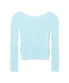 【チャコット/Chacott】の【MAY NAGAHISA】ノーソーイングニットトップ 人気、トレンドファッション・服の通販 founy(ファニー) ファッション Fashion レディースファッション Fashion for Women トップス・カットソー Cut & Sew Tops ニット Knit Tops & Sweaters コレクション Collection, Seasonal Line ショート Short, Short Length バランス Balance, Style Balance 春 Spring thumbnail ターコイズブルー|ID: prp329100004486039 ipo3291000000033644363