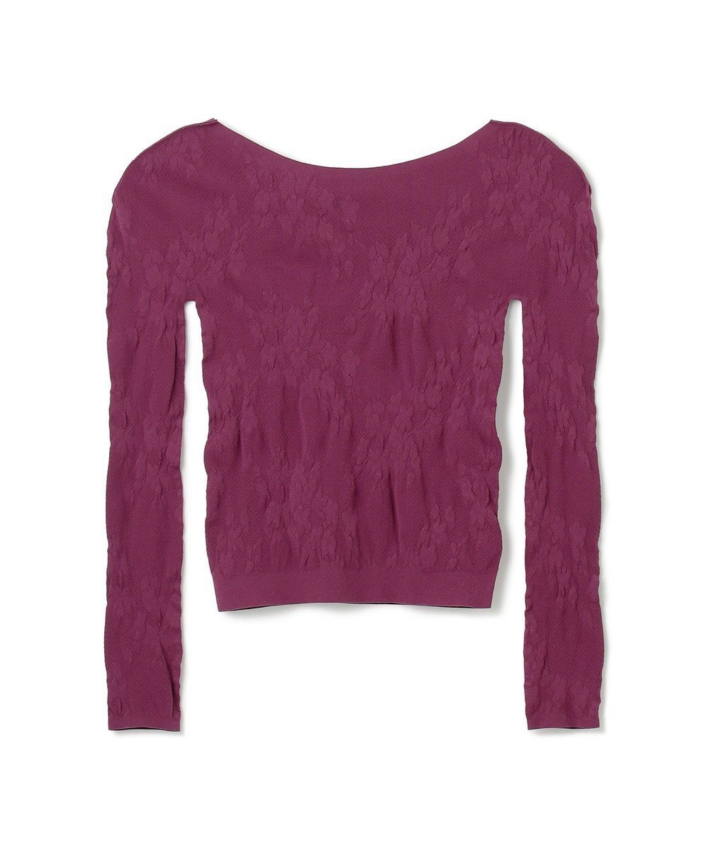 【チャコット/Chacott】の【MAY NAGAHISA】ノーソーイングニットトップ インテリア・キッズ・メンズ・レディースファッション・服の通販 founy(ファニー) ファッション Fashion レディースファッション Fashion for Women トップス・カットソー Cut & Sew Tops ニット Knit Tops & Sweaters コレクション Collection, Seasonal Line ショート Short, Short Length バランス Balance, Style Balance 春 Spring パンジー|ID: prp329100004486039 ipo3291000000033644364