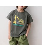 【エニファム/any FAM / KIDS】の車プリント 半袖Tシャツ チャコール(ショベルカー)|ID: prp329100004487033 ipo3291000000031961637