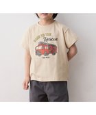 【エニファム/any FAM / KIDS】の車プリント 半袖Tシャツ ベージュ(消防車)|ID: prp329100004487033 ipo3291000000031961638