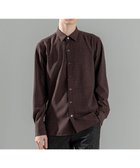 【ジョゼフ オム/JOSEPH HOMME / MEN】の新素材【LEON 6月号掲載】【シワになりにくい】テクノボイルストレッチ レギュラーカラーシャツ ダークブラウン系|ID: prp329100004487076 ipo3291000000031929708