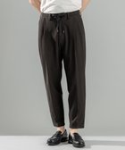 【ジョゼフ オム/JOSEPH HOMME / MEN】の新素材【洗える/抜群の通気性/360度ストレッチ/吸湿性】エアトールストレッチ ドロスト付ワイドテーパードパンツ/ ORIGIN CONVERTIBLE ダークブラウン系|ID: prp329100004487082 ipo3291000000031941354