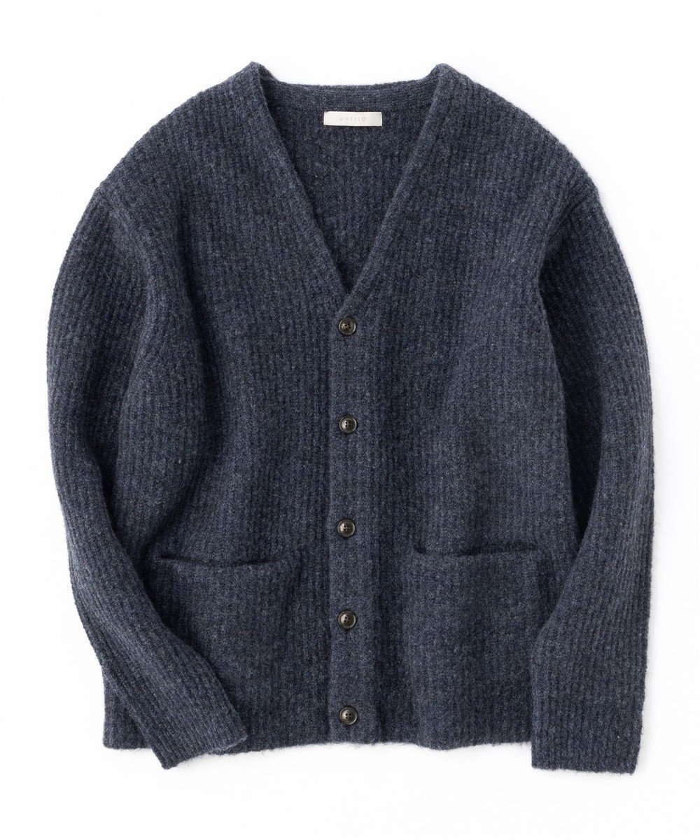 【アンフィーロ/UNFILO / MEN】のへアリー ニットカーディガン インテリア・キッズ・メンズ・レディースファッション・服の通販 founy(ファニー) 　ファッション　Fashion　メンズファッション　MEN　トップス・カットソー　Tops/Tshirt/Men　ニット　Knit Tops　カーディガン　Cardigans　カットソー　Cut And Sew　カーディガン　Cardigan　クラシック　Classic　ストレッチ　Stretch　フロント　Front　ボックス　Box　ポケット　Pocket　モヘヤ　Mohair　リラックス　Relax　エレガント 上品　Elegant　A/W・秋冬　Aw・Autumn/Winter・Fw・Fall-Winter　チャコール|ID: prp329100004487100 ipo3291000000031632631