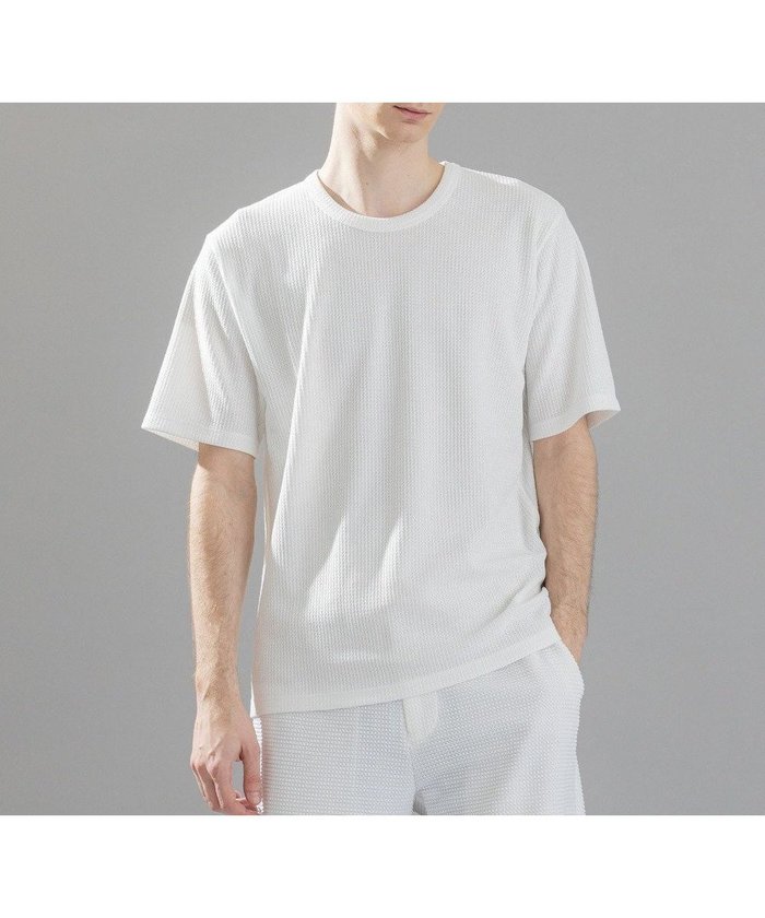 【ジョゼフ オム/JOSEPH HOMME / MEN】の新素材【清涼感】メランジクロスジャージー クルーネックカットソー インテリア・キッズ・メンズ・レディースファッション・服の通販 founy(ファニー) https://founy.com/ ファッション Fashion メンズファッション MEN トップス・カットソー Tops/Tshirt/Men シャツ Shirts カットソー Cut And Sew ジャージー Jersey ストレッチ Stretch ベーシック Basic リゾート Resort ワッフル Waffle 半袖 Short Sleeve 夏 Summer 春 Spring S/S・春夏 Ss・Spring/Summer |ID: prp329100004487108 ipo3291000000031902132
