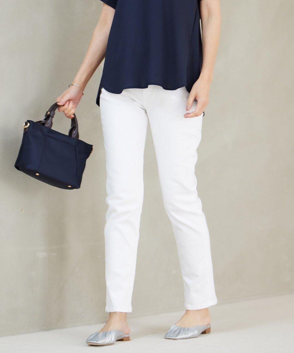 【ジェイ プレス/J.PRESS】の【洗える】BASIC STRETCH DENIM スキニー パンツ インテリア・キッズ・メンズ・レディースファッション・服の通販 founy(ファニー) 　ファッション　Fashion　レディースファッション　WOMEN　パンツ　Pants　デニムパンツ　Denim Pants　インディゴ　Indigo　春　Spring　洗える　Washable　クラシック　Classic　スキニー　Skinny　ストレッチ　Stretch　デニム　Denim　バランス　Balance　ポケット　Pocket　A/W・秋冬　Aw・Autumn/Winter・Fw・Fall-Winter　再入荷　Restock/Back In Stock/Re Arrival　ホワイト系|ID: prp329100004487171 ipo3291000000031633525