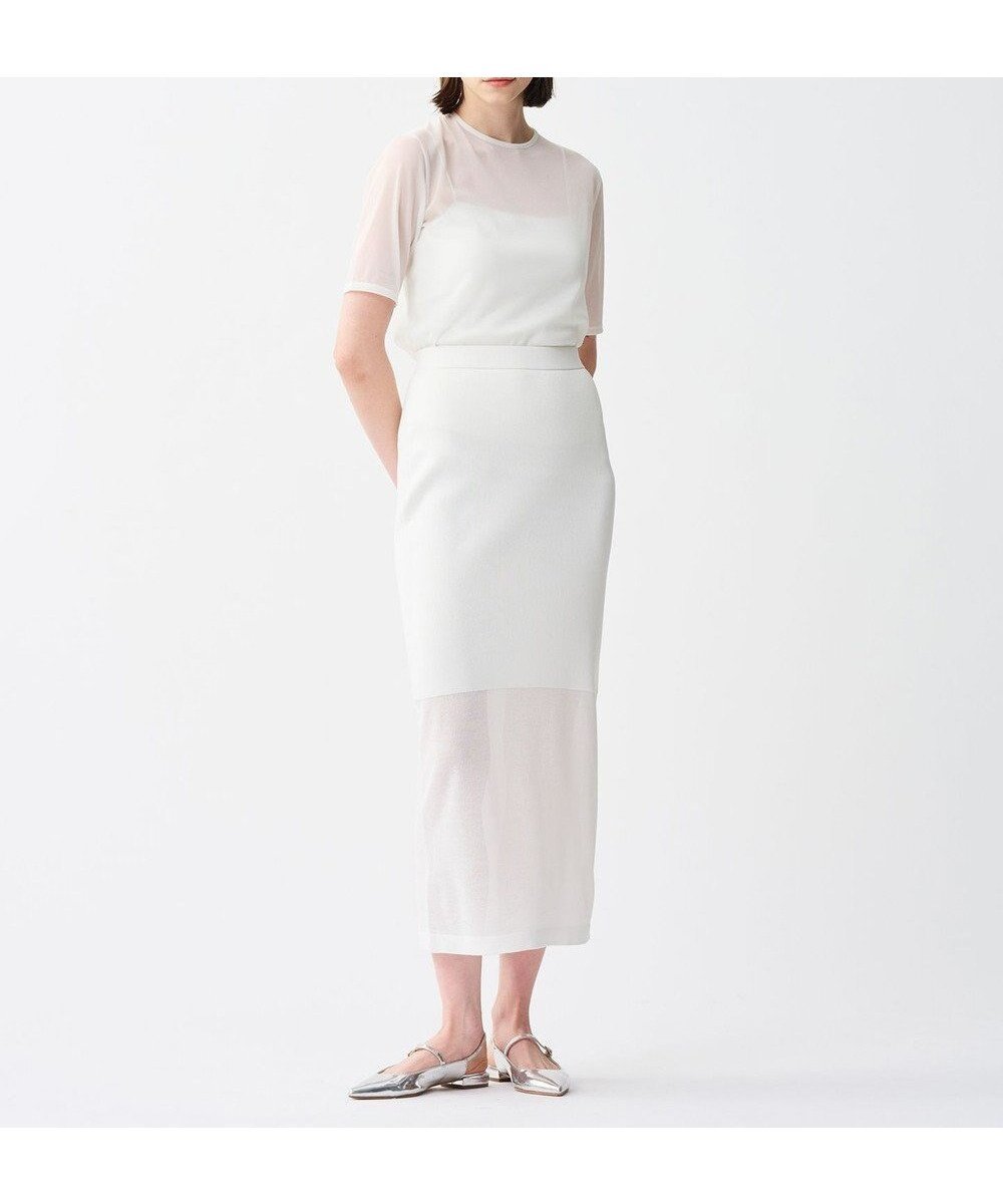 【アンクレイヴ/uncrave】の【佐藤晴美さん特集着用】シアーニット Iラインスカート 人気、トレンドファッション・服の通販 founy(ファニー) 　ファッションモデル・俳優・女優　Models　女性　Women　佐藤晴美　Sato Harumi　ファッション　Fashion　レディースファッション　WOMEN　スカート　Skirt　春　Spring　カーディガン　Cardigan　ノースリーブ　No Sleeve　ベスト　Vest　リラックス　Relax　S/S・春夏　Ss・Spring/Summer　夏　Summer　 other-1|ID: prp329100004487180 ipo3291000000031633611