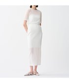【アンクレイヴ/uncrave】の【久慈暁子さん着用】シアーニット Iラインスカート オフ|ID: prp329100004487180 ipo3291000000033168132