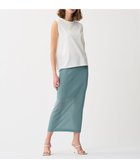 【アンクレイヴ/uncrave】の【久慈暁子さん着用】シアーニット Iラインスカート アッシュブルー|ID: prp329100004487180 ipo3291000000033168133