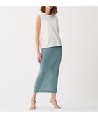 【アンクレイヴ/uncrave】の【久慈暁子さん着用】シアーニット Iラインスカート アッシュブルー|ID: prp329100004487180 ipo3291000000033331002