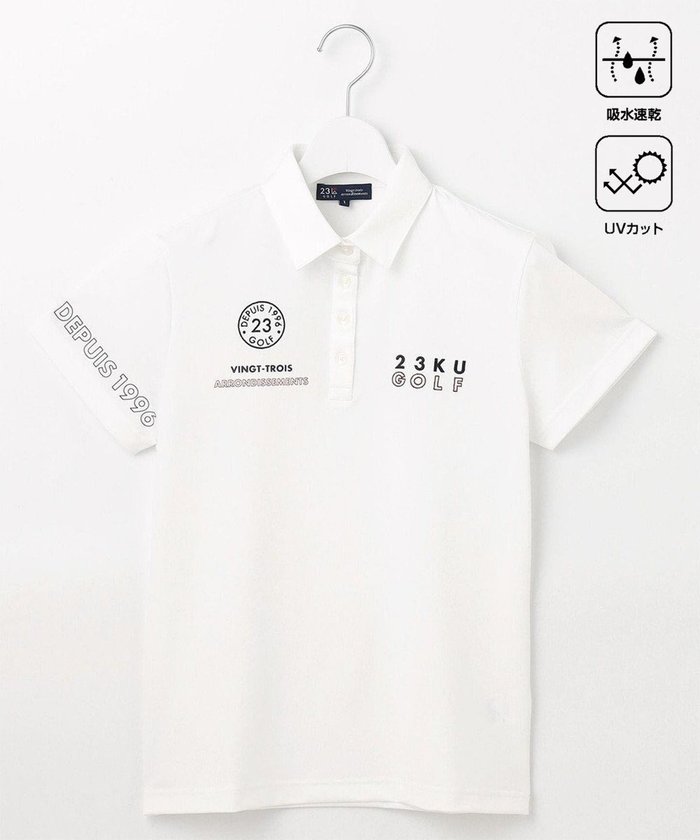 【23区 ゴルフ/NIJYUSANKU GOLF】の【WOMEN】ベアカノコ 半袖ポロシャツ インテリア・キッズ・メンズ・レディースファッション・服の通販 founy(ファニー) https://founy.com/ ファッション Fashion レディースファッション WOMEN トップス・カットソー Tops/Tshirt シャツ/ブラウス Shirts/Blouses ポロシャツ Polo Shirts オレンジ Orange グラフィック Graphic ストレッチ Stretch ポロシャツ Polo Shirt 半袖 Short Sleeve 夏 Summer 春 Spring S/S・春夏 Ss・Spring/Summer |ID: prp329100004487204 ipo3291000000031781367