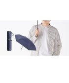 【ムーンバット/MOONBAT】の【大きめ】晴雨兼用日傘 折りたたみ傘 無地/一級遮光 遮熱 UV ワイド54cm ネイビーブルー|ID: prp329100004487495 ipo3291000000031634793