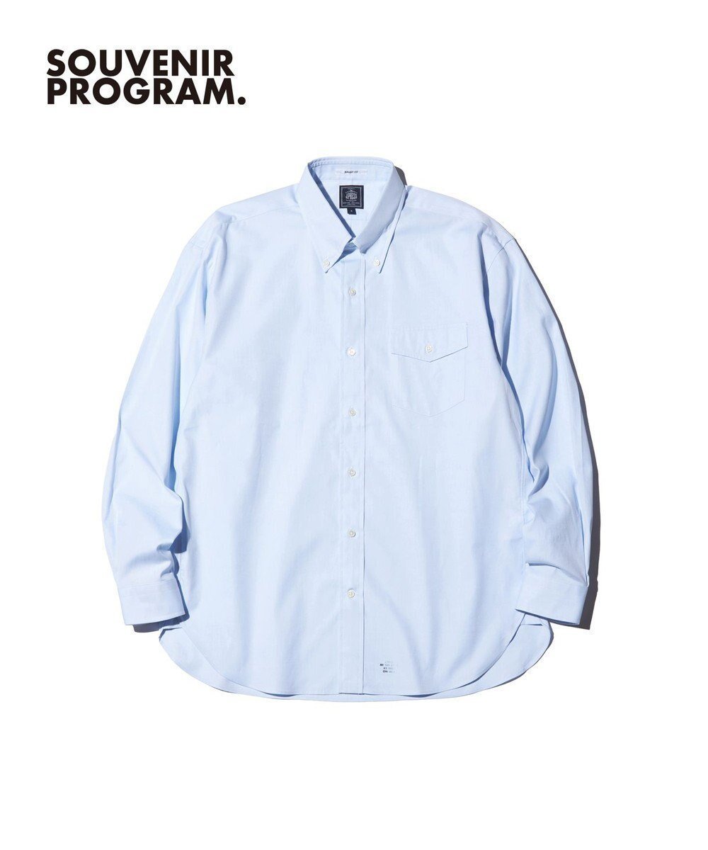 【ジェイ プレス/J.PRESS / MEN】の【J.PRESS ORIGINALS】Pin Oxford B.D. Shirt / Baggy Fit インテリア・キッズ・メンズ・レディースファッション・服の通販 founy(ファニー) 　ファッション　Fashion　レディースファッション　Fashion for Women　トップス・カットソー　Cut & Sew Tops　シャツ・ブラウス・オフィスカジュアル　Elegant Blouses & Button-Ups　シンプル　Simple, Minimal　定番　Standard, Basic Item　フラップ　Flap, Flap Pocket　ポケット　Pocket, Pocket Detail　リラックス　Relax, Relaxed Fit　A/W・秋冬　Autumn/Winter　S/S・春夏　SS, Spring/Summer, Warm Season　夏　Summer　エレガント 上品　Elegant　サックスブルー系|ID: prp329100004487611 ipo3291000000032744510