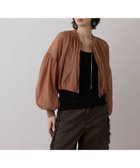 【グレース コンチネンタル/GRACE CONTINENTAL】のシアーニットバルーンジャケット ピンク|ID: prp329100004487624 ipo3291000000031832011
