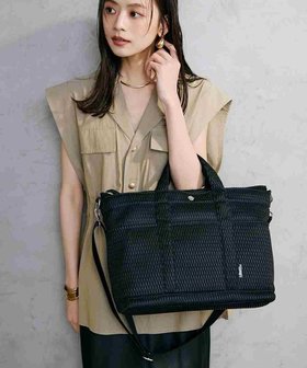【トプカピ/TOPKAPI】の【Breath TOPKAPI】ポリメッシュ ショルダー付き A4 トートバッグ 人気、トレンドファッション・服の通販 founy(ファニー) ファッション Fashion レディースファッション WOMEN バッグ Bag おすすめ Recommend ショルダー Shoulder チャーム Charm パイピング Piping メッシュ Mesh ビジネス 仕事 通勤 Business |ID:prp329100004487636