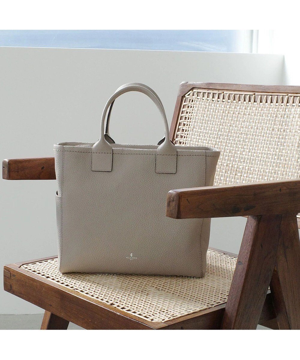 【ペレボルサ/PELLE BORSA】のミディアムトート Reinette レネット 4792 インテリア・キッズ・メンズ・レディースファッション・服の通販 founy(ファニー) 　ファッション　Fashion　レディースファッション　Fashion for Women　バッグ　Bags　ショルダー　Shoulder, Shoulder Strap　シンプル　Simple, Minimal　財布　Wallet, Purse　ダメージ　Distressed, Destroyed　フォーマル　Formal, Dressy　ポケット　Pocket, Pocket Detail　ポーチ　Pouch, Small Case　おすすめ　Recommended / Our Picks　日本製　Made In Japan　エレガント 上品　Elegant　グレージュ|ID: prp329100004487658 ipo3291000000033685924