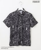 【23区 ゴルフ/NIJYUSANKU GOLF】の【WOMEN】『PEANUTS』コラボ アメコミ柄ポロシャツ ブラック系5|ID: prp329100004487721 ipo3291000000033023482