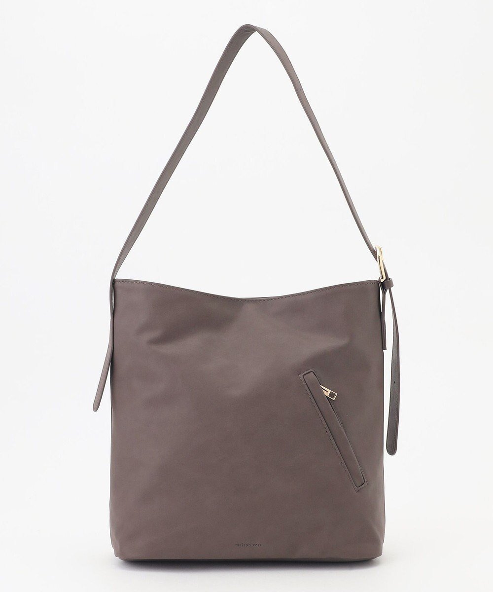 【ラ バガジェリー/LA BAGAGERIE】の【maison vert】 【タテ型ワンハンドル2WAY】ワンハンドル2WAYショルダー インテリア・キッズ・メンズ・レディースファッション・服の通販 founy(ファニー) 　ファッション　Fashion　レディースファッション　Fashion for Women　ショルダー　Shoulder, Shoulder Strap　人気　Popular, Best Seller　ビッグ　Big, Oversized　フィット　Fit, Slim Fit　ポケット　Pocket, Pocket Detail　ビジネス 仕事 通勤　Business / Work / Commuting　チョコ|ID: prp329100004487723 ipo3291000000032744730