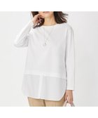 【ジェイ プレス/J.PRESS】の【接触冷感・UVケア】レイヤードジャージー カットソー 人気、トレンドファッション・服の通販 founy(ファニー) ファッション Fashion レディースファッション WOMEN トップス・カットソー Tops/Tshirt シャツ/ブラウス Shirts/Blouses ロング / Tシャツ T-Shirts カットソー Cut and Sewn 春 Spring カットソー Cut And Sew コンパクト Compact ジャージ Jersey ストライプ Stripe ダメージ Damage ドッキング Docking 無地 Plain Color S/S・春夏 Ss・Spring/Summer 夏 Summer thumbnail ホワイト系|ID: prp329100004487731 ipo3291000000031705051