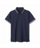 【ゼロハリバートン/ZERO HALLIBURTON】の【吸水速乾・UVケア】 ダブルラインベーシック鹿の子ポロシャツ ZHG-W5S4a 82977 ネイビー|ID: prp329100004487766 ipo3291000000031831835