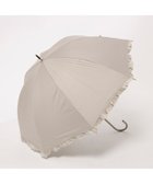 【アンビリオン/UNBILLION】のカシュネ cachenez / PUバイカラーフリルバルーンショートパラソル ダークベージュ|ID: prp329100004487770 ipo3291000000032368814