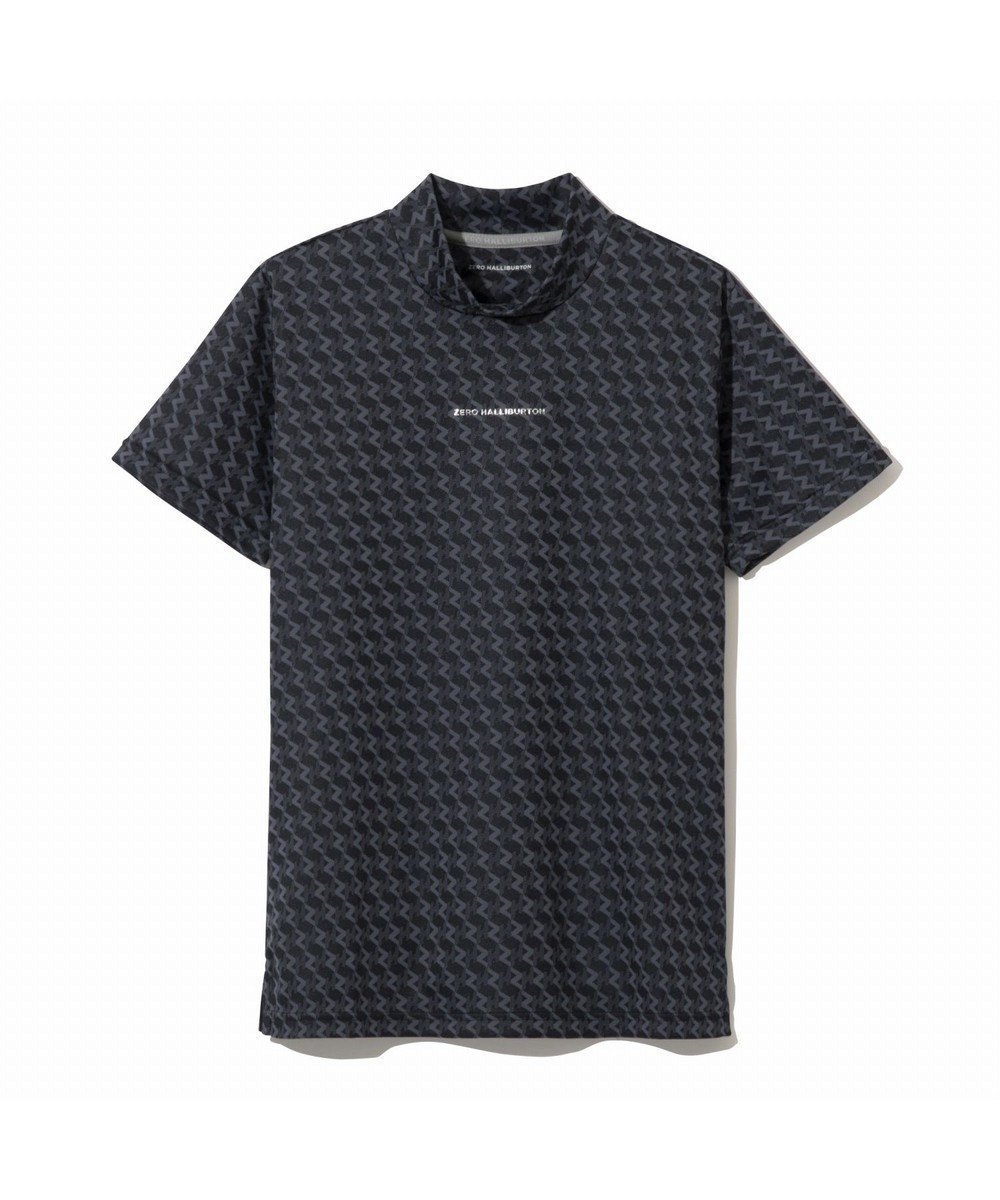 【ゼロハリバートン/ZERO HALLIBURTON】の【吸水速乾・UVケア】 ZHモノグラムモックネックTシャツ ZHG-W5S 82979 人気、トレンドファッション・服の通販 founy(ファニー) 　ファッション　Fashion　レディースファッション　WOMEN　トップス・カットソー　Tops/Tshirt　シャツ/ブラウス　Shirts/Blouses　ロング / Tシャツ　T-Shirts　カットソー　Cut and Sewn　アウトドア　Outdoor　春　Spring　カットソー　Cut And Sew　吸水　Water Absorption　ジャカード　Jacquard　スポーツ　Sports　人気　Popularity　メタリック　Metallic　メタル　Metal　ランニング　Running　S/S・春夏　Ss・Spring/Summer　再入荷　Restock/Back In Stock/Re Arrival　夏　Summer　ゴルフ　Golf　 other-1|ID: prp329100004487774 ipo3291000000032368827
