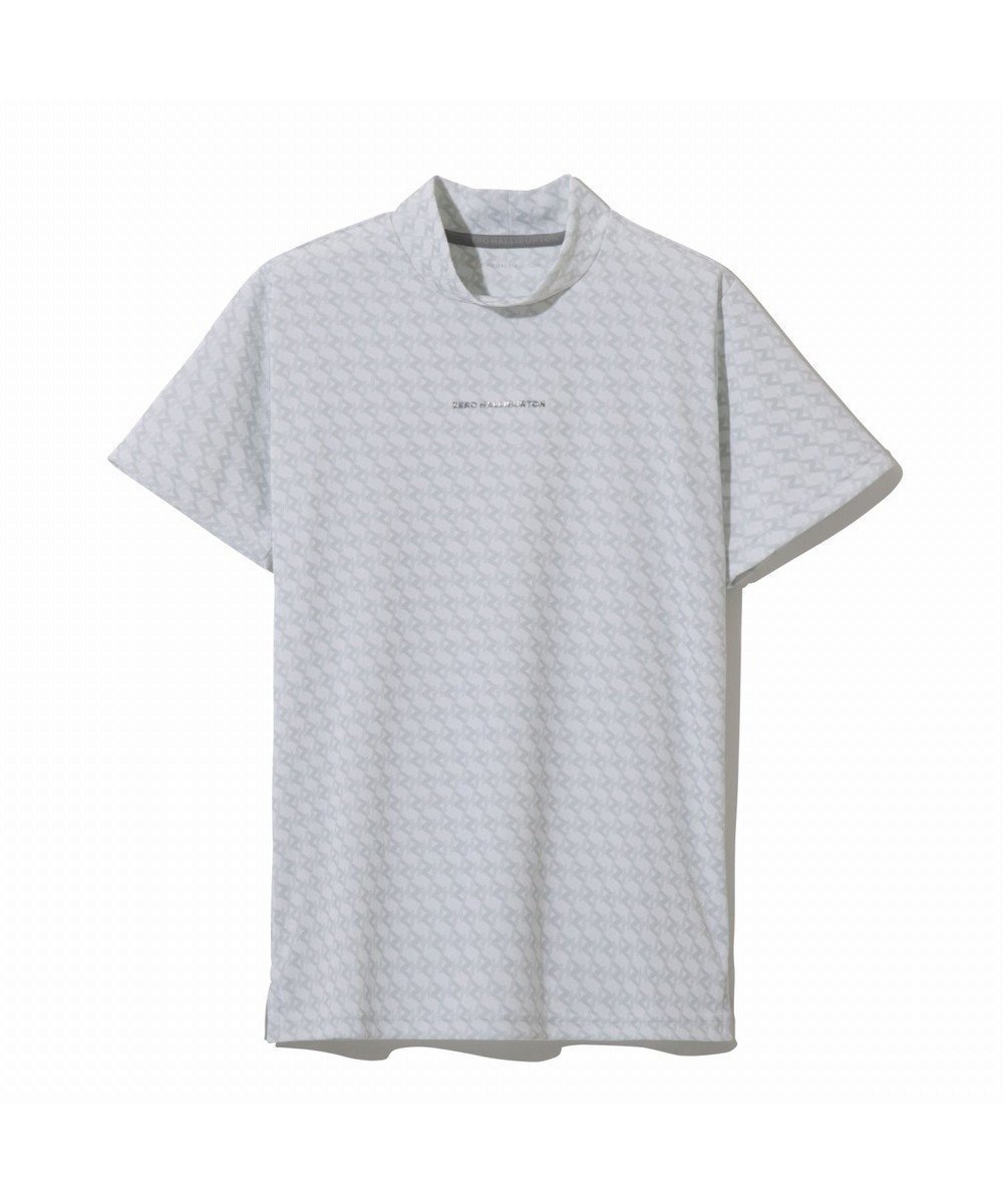 【ゼロハリバートン/ZERO HALLIBURTON】の【吸水速乾・UVケア】 ZHモノグラムモックネックTシャツ ZHG-W5S 82979 インテリア・キッズ・メンズ・レディースファッション・服の通販 founy(ファニー) 　ファッション　Fashion　レディースファッション　WOMEN　トップス・カットソー　Tops/Tshirt　シャツ/ブラウス　Shirts/Blouses　ロング / Tシャツ　T-Shirts　カットソー　Cut and Sewn　アウトドア　Outdoor　春　Spring　カットソー　Cut And Sew　吸水　Water Absorption　ジャカード　Jacquard　スポーツ　Sports　人気　Popularity　メタリック　Metallic　メタル　Metal　ランニング　Running　S/S・春夏　Ss・Spring/Summer　再入荷　Restock/Back In Stock/Re Arrival　夏　Summer　ゴルフ　Golf　ホワイト|ID: prp329100004487774 ipo3291000000032368829