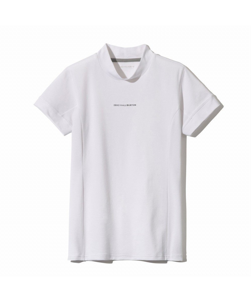 【ゼロハリバートン/ZERO HALLIBURTON】の【吸水速乾・UVケア】 ベーシックモックネックTシャツ ZHG-W5S6a 82980 インテリア・キッズ・メンズ・レディースファッション・服の通販 founy(ファニー) 　ファッション　Fashion　レディースファッション　WOMEN　トップス・カットソー　Tops/Tshirt　シャツ/ブラウス　Shirts/Blouses　ロング / Tシャツ　T-Shirts　カットソー　Cut and Sewn　アウトドア　Outdoor　エレガント 上品　Elegant　春　Spring　カットソー　Cut And Sew　吸水　Water Absorption　スタイリッシュ　Stylish　スポーツ　Sports　パフォーマンス　Performance　ランニング　Running　S/S・春夏　Ss・Spring/Summer　再入荷　Restock/Back In Stock/Re Arrival　夏　Summer　ゴルフ　Golf　ホワイト|ID: prp329100004487775 ipo3291000000032368841