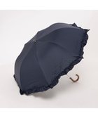 【アンビリオン/UNBILLION】のカシュネ cachenez / PUビッグフリルトップレス2段折りたたみ傘 ネイビー|ID: prp329100004487780 ipo3291000000032598605