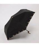 【アンビリオン/UNBILLION】のカシュネ cachenez / PUプチフラワー刺繍3段折りたたみ傘 ブラック|ID: prp329100004488915 ipo3291000000032368914